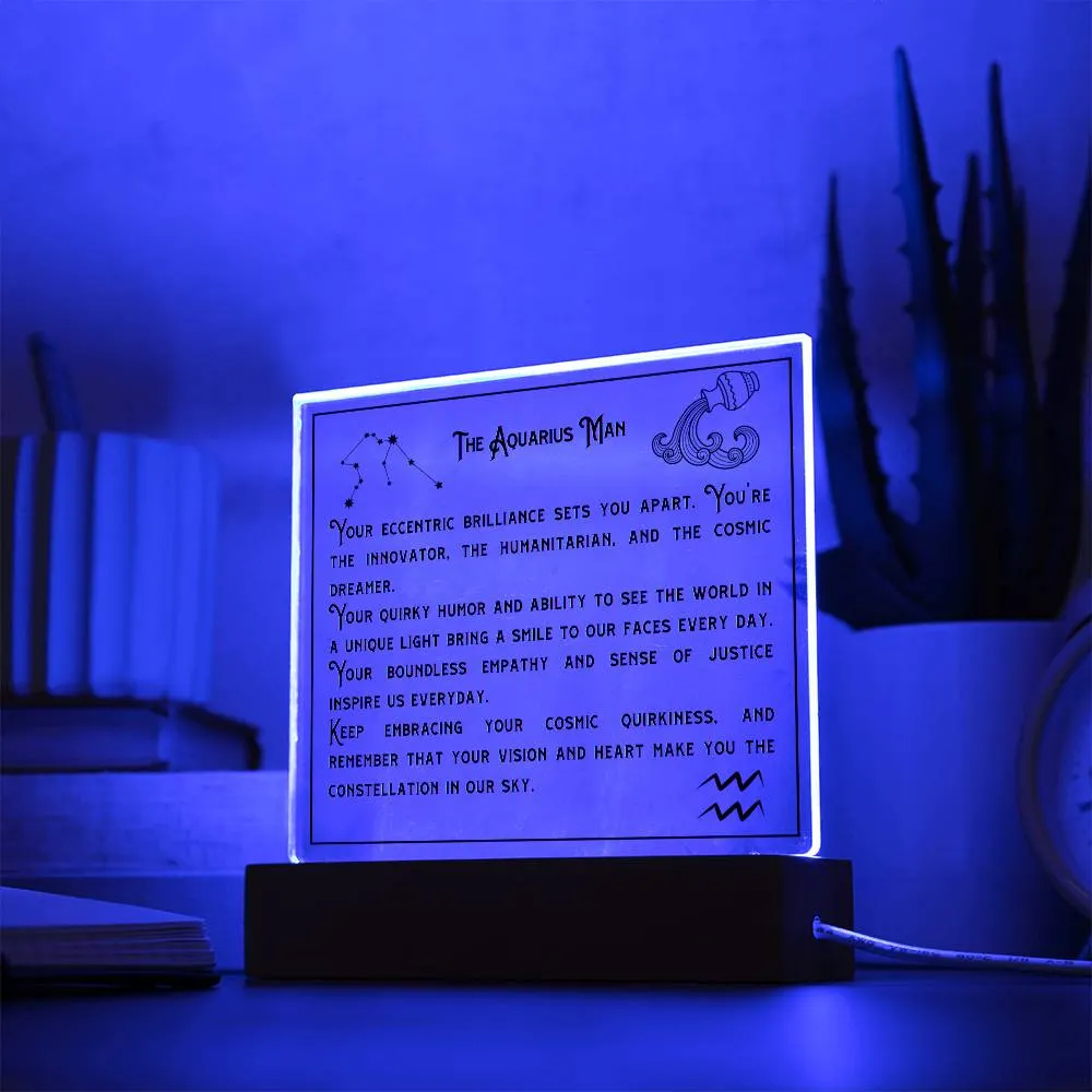 Aquarius Zodiac Gifts | Birthday Zodiac presents based on Astrology | Aquarius Men Horoscope Personality Traits