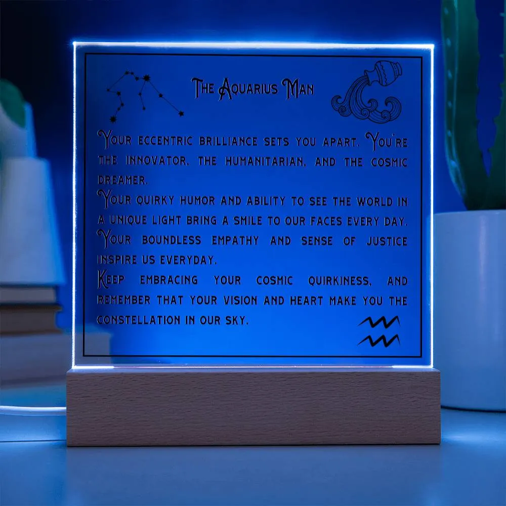 Aquarius Zodiac Gifts | Birthday Zodiac presents based on Astrology | Aquarius Men Horoscope Personality Traits
