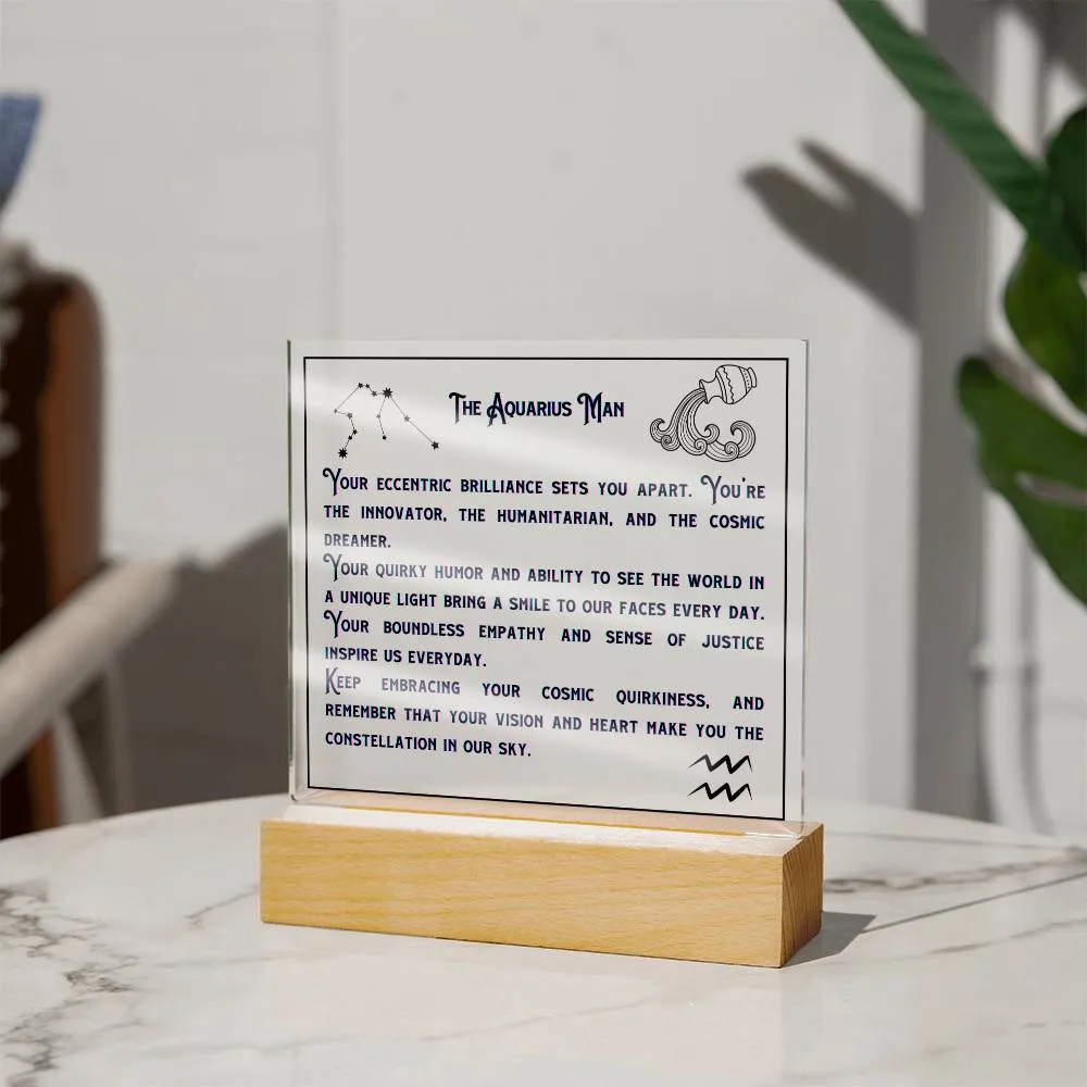 Aquarius Zodiac Gifts | Birthday Zodiac presents based on Astrology | Aquarius Men Horoscope Personality Traits