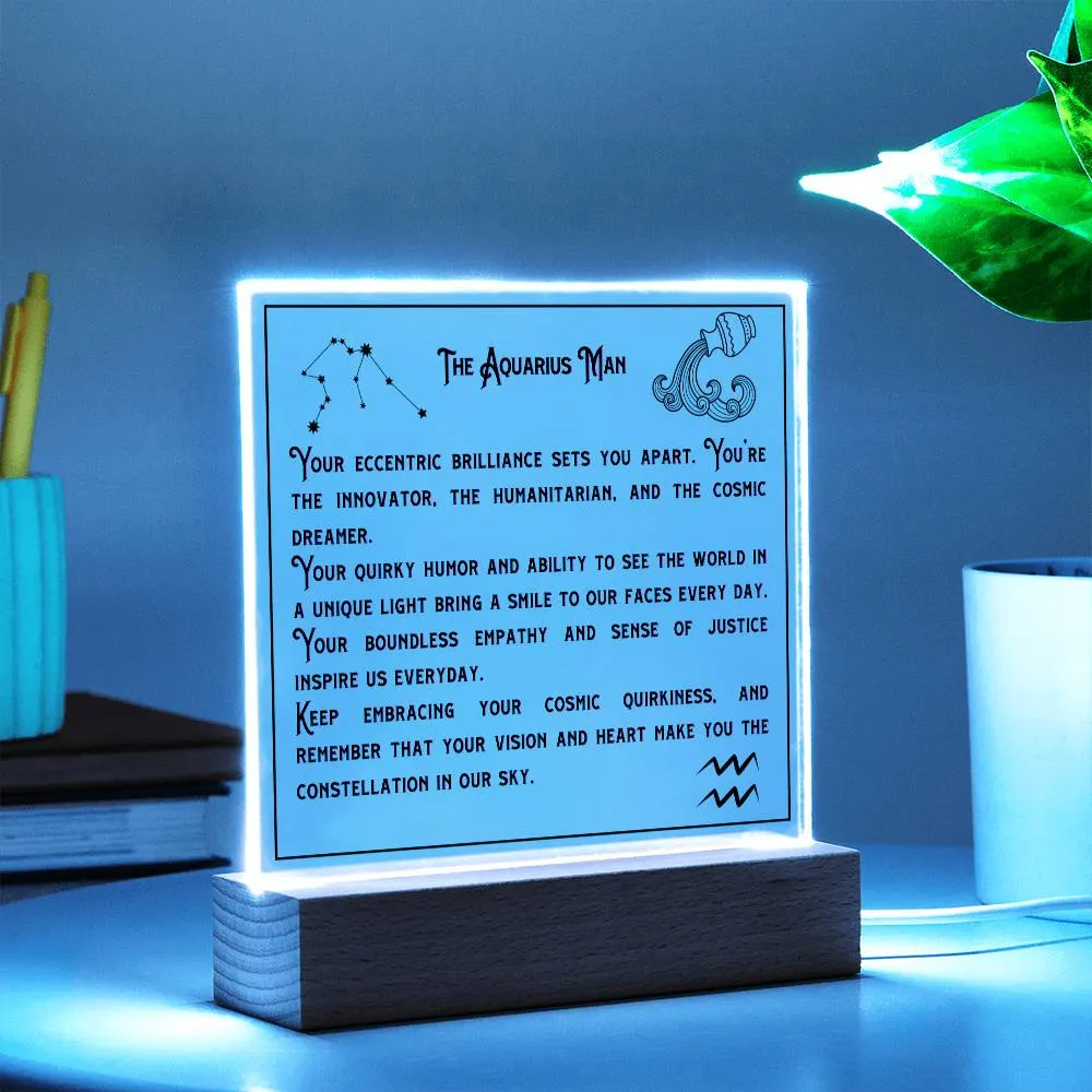 Aquarius Zodiac Gifts | Birthday Zodiac presents based on Astrology | Aquarius Men Horoscope Personality Traits