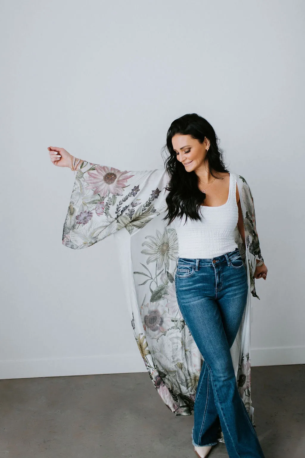 Aurlie Floral Kimono