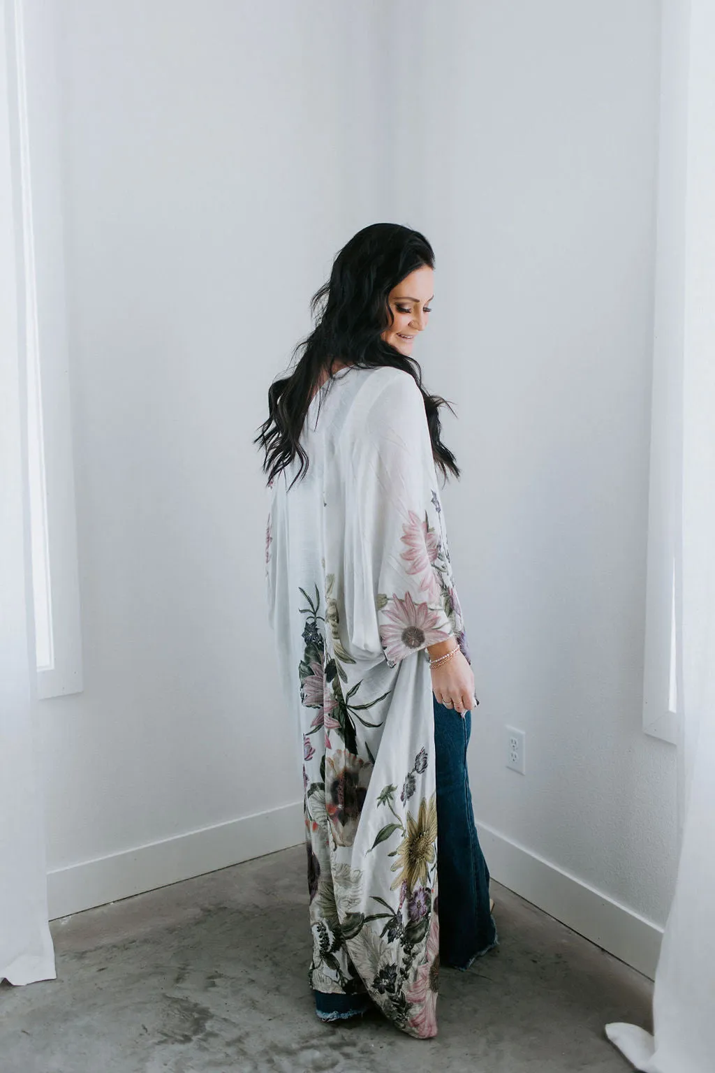 Aurlie Floral Kimono
