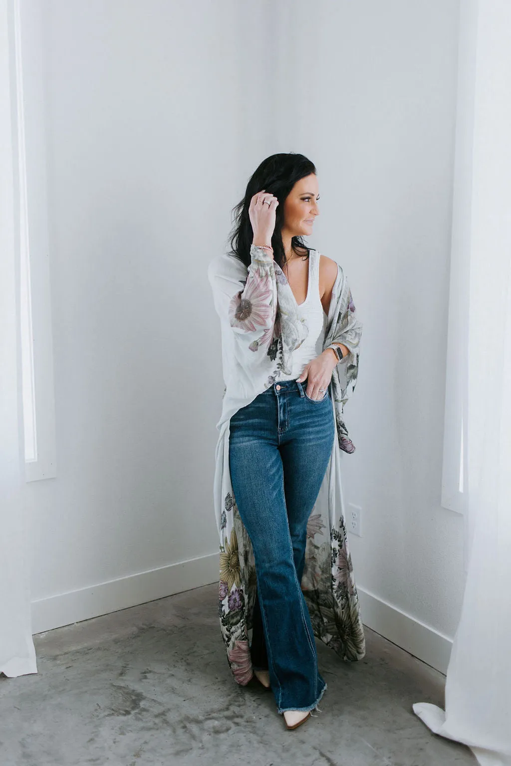 Aurlie Floral Kimono