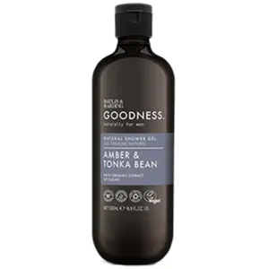 Bh Goodness Men'S Shower Gel - Amber & Tonka Bean 500ML