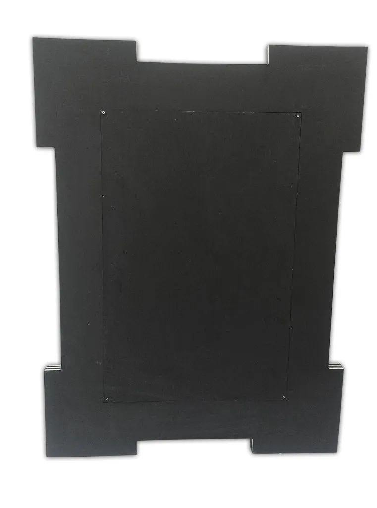 Black Bone Embossed Hallway Mirror