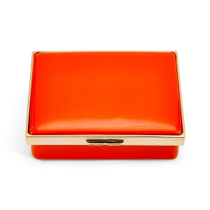 Blank Canvas Large Orange Enamel Box