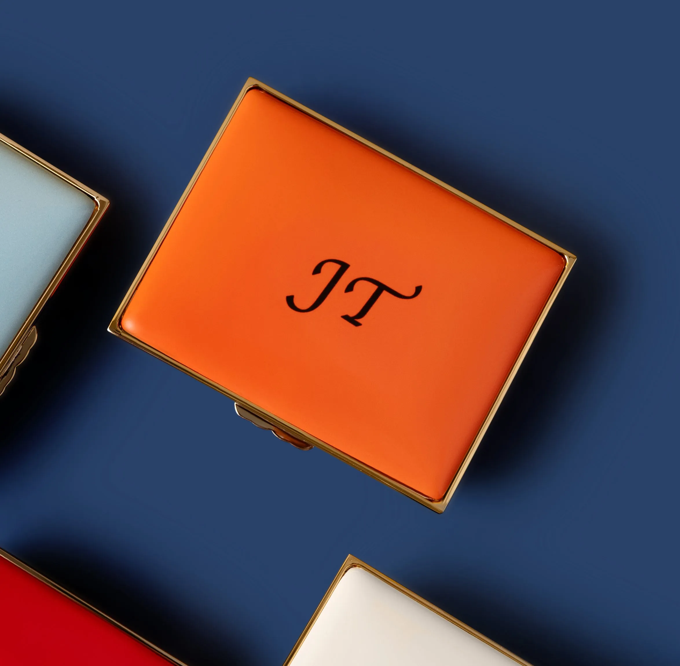 Blank Canvas Large Orange Enamel Box