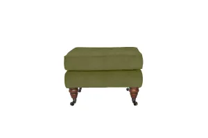 Blenheim | Footstool | Opulence Olive Green