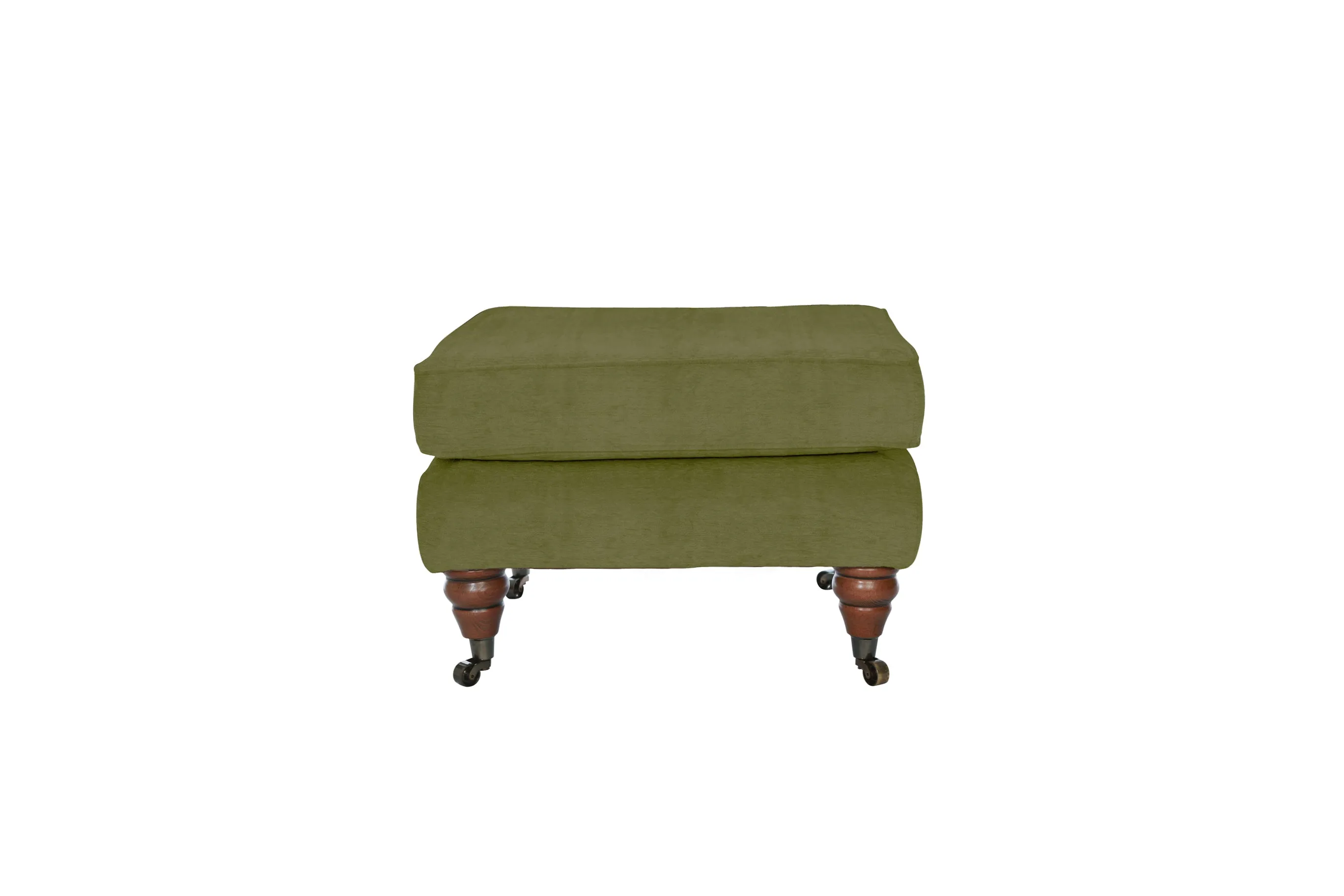 Blenheim | Footstool | Opulence Olive Green