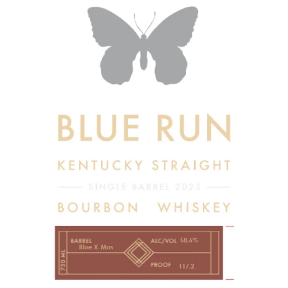Blue Run ‘Blue X-Mas’ Single Barrel Bourbon 2023