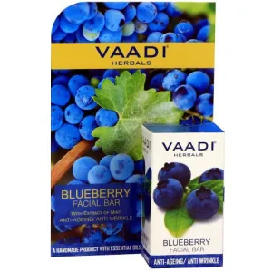 Blueberry Facial Bar with Extract of Mint