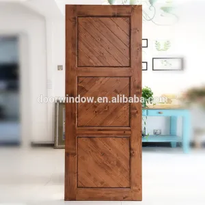 Canadian Knotty Pine Wood wooden door frame decoration Sliding Barn Door Indoor cheap swinging doors by Doorwin