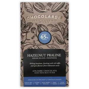 Chocolarder Dark Hazelnut Praline 65%