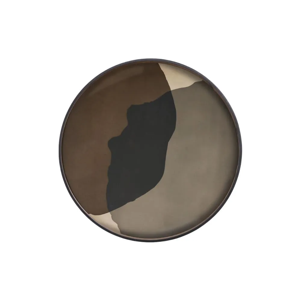 Combined Dots Glass Tray