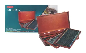 Derwent Artists Color Pencils Wooden box of 120