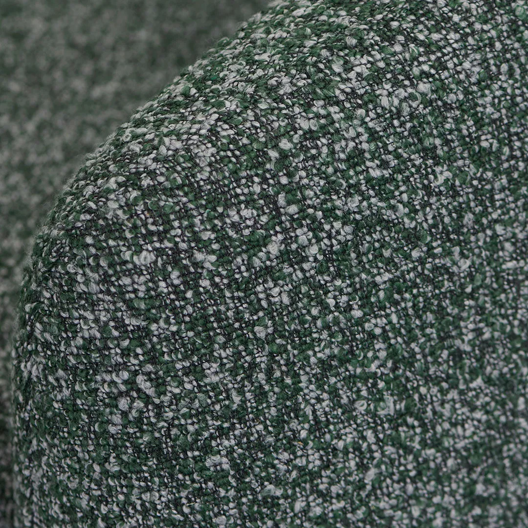 Ferguson Fabric Armchair - Green Boucle