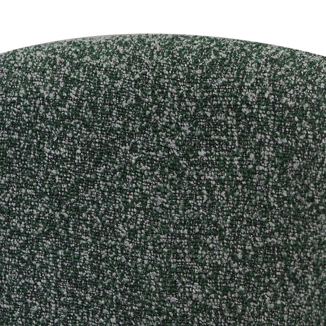 Ferguson Fabric Armchair - Green Boucle