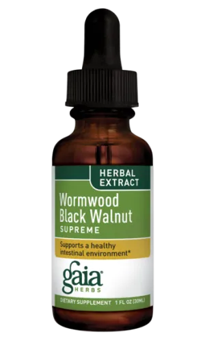 Gaia Herbs Wormwood Black Walnut Supreme 1 Fl Oz