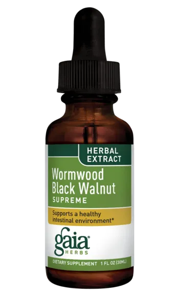 Gaia Herbs Wormwood Black Walnut Supreme 1 Fl Oz