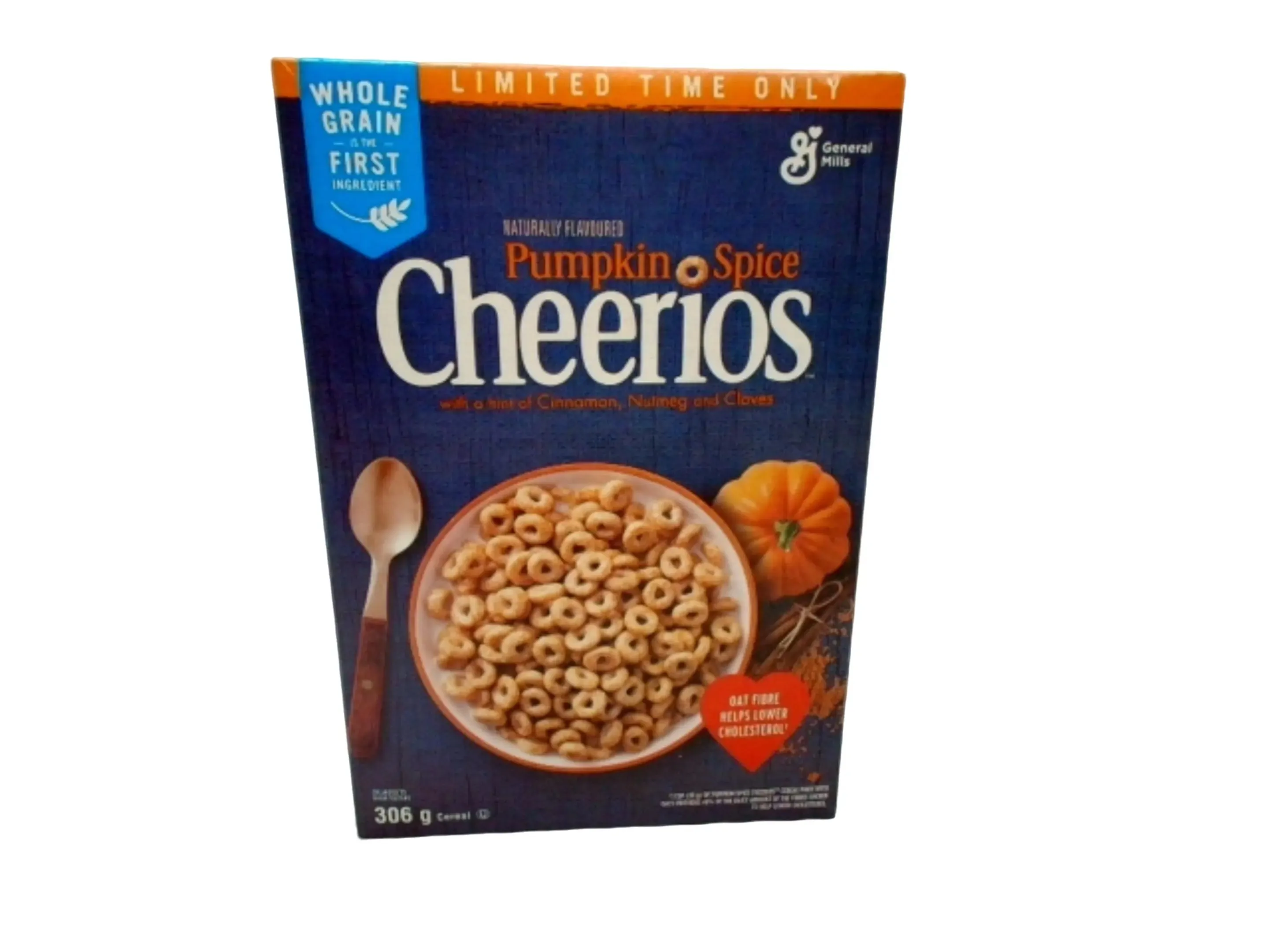 General Mills Pumpkin Spice Cheerios Cereal, Limited Edition 306g