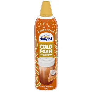 International Delight Pumpkin Pie Spice Cold Foam Coffee Creamer, 14 oz