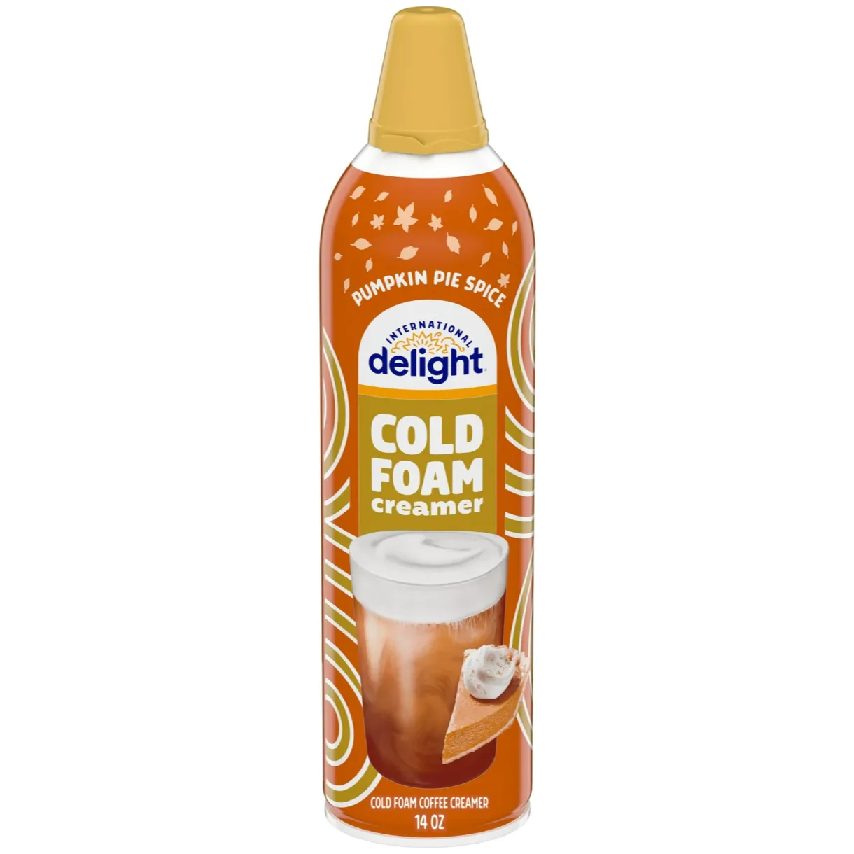 International Delight Pumpkin Pie Spice Cold Foam Coffee Creamer, 14 oz