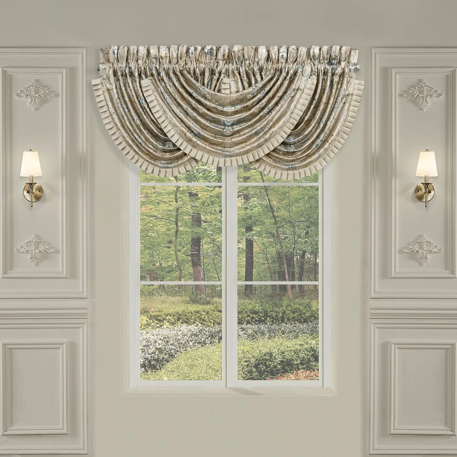 Jacqueline Window Waterfall Valance