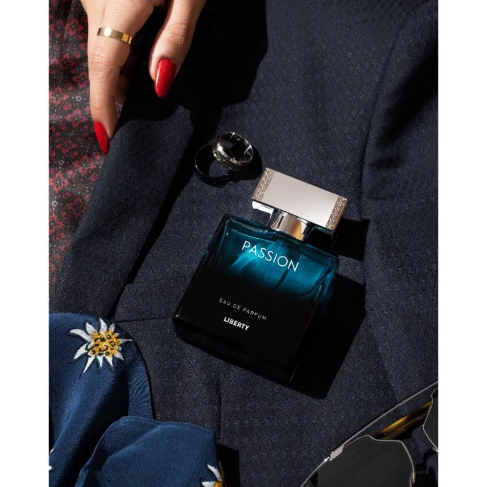 Liberty Luxury Passion Perfume for Men (50ml/1.7Oz), Eau De Parfum (EDP), Crafted in France, Long Lasting Smell, Spicy Notes