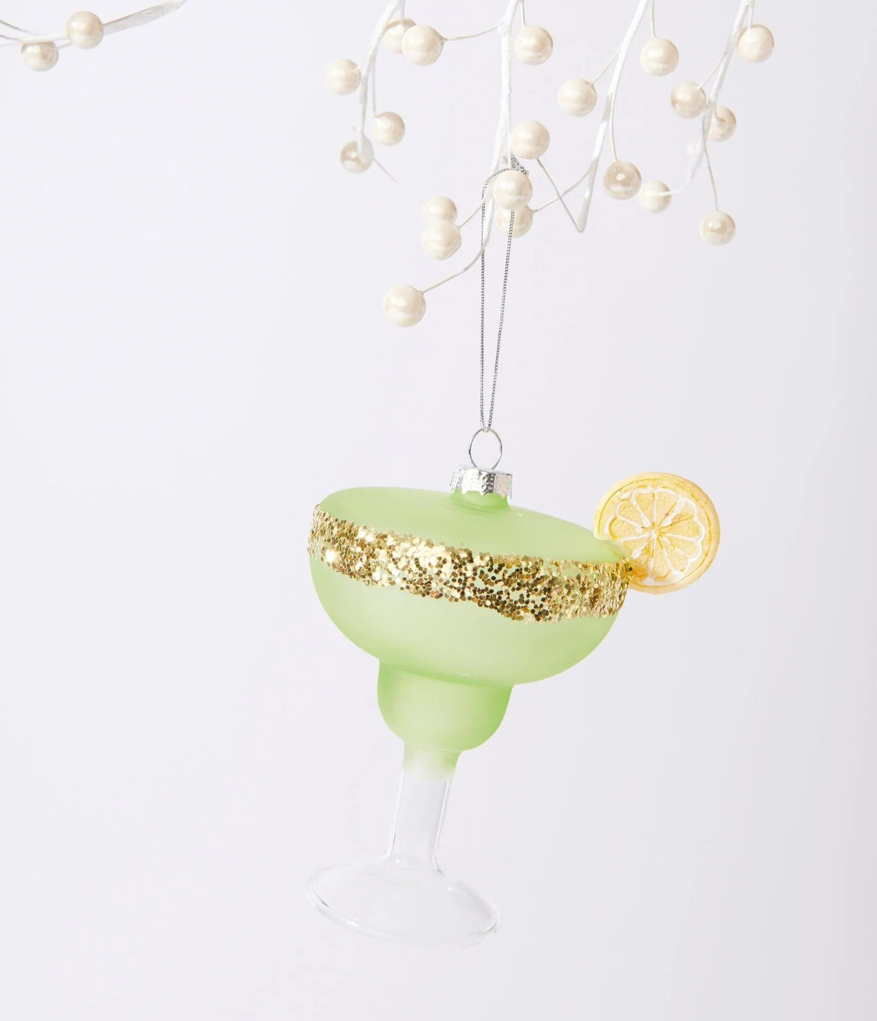 Lime Margarita Glass Ornament