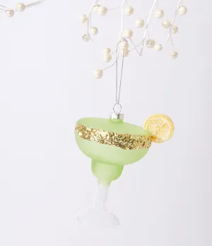 Lime Margarita Glass Ornament