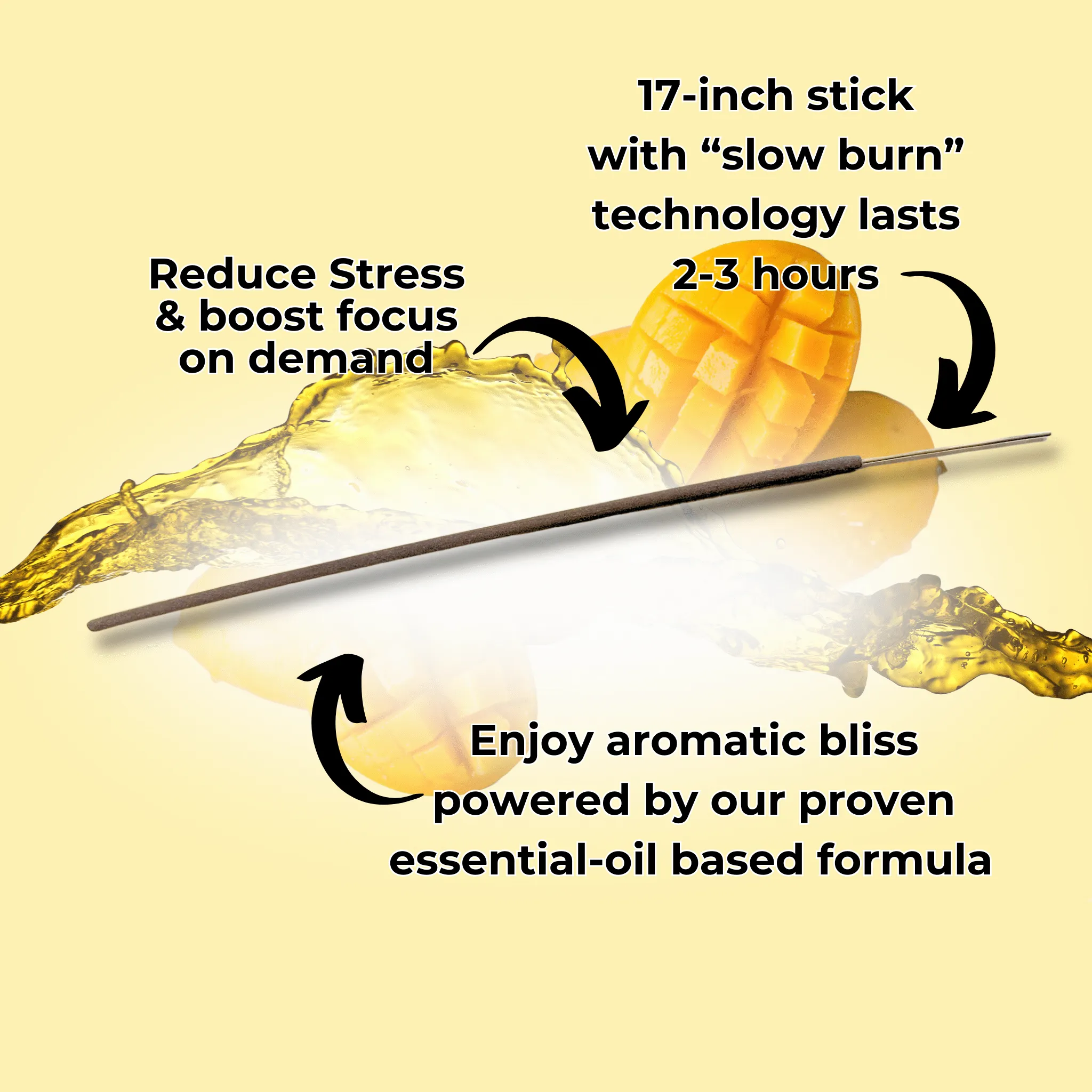 Mango Yellow Long Incense Sticks