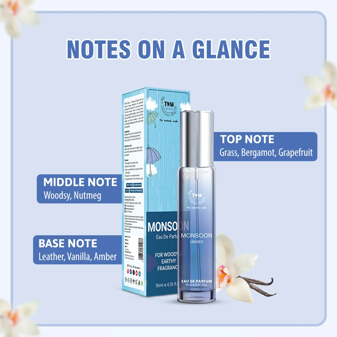 Monsoon Eau De Parfum for Woody and Earthy Fragrance