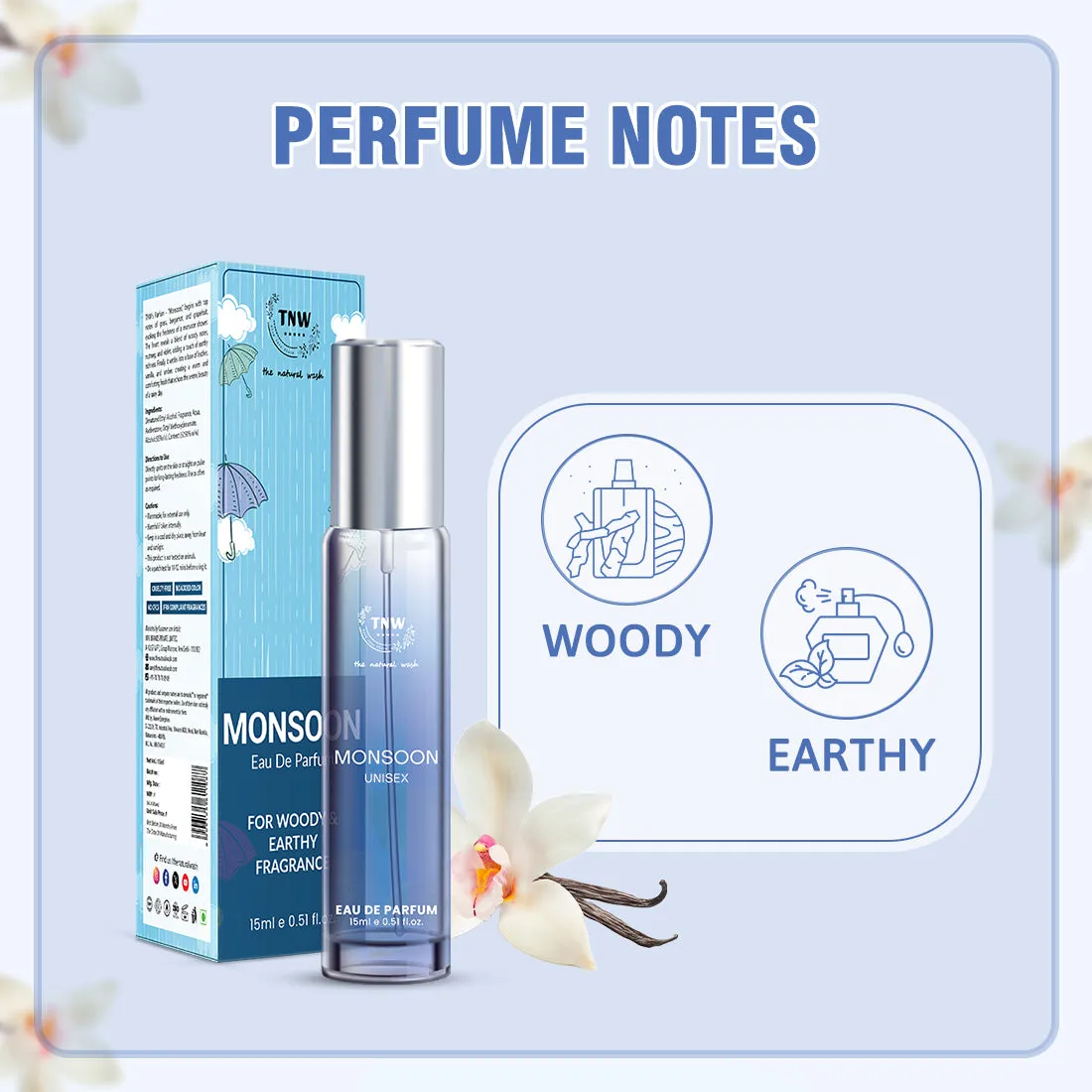 Monsoon Eau De Parfum for Woody and Earthy Fragrance