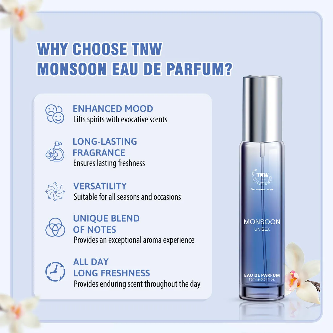 Monsoon Eau De Parfum for Woody and Earthy Fragrance