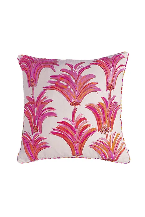 Onset Homes Sprig Cushion Cover-Fuchsia-20X20