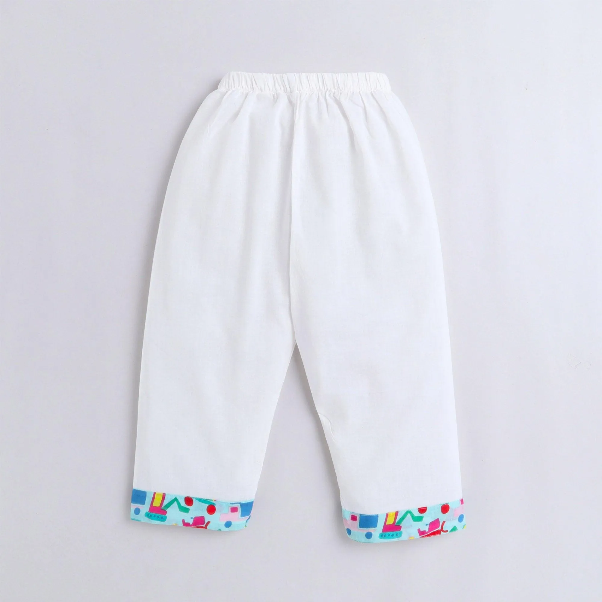 Polka Tots Kurta Pajama for Kids 100% Super Soft Cotton Night Suits for Boys & Girls Truck Green