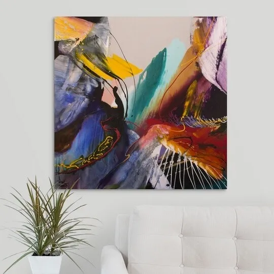 "Bird of Paradise II" Canvas Wall Art