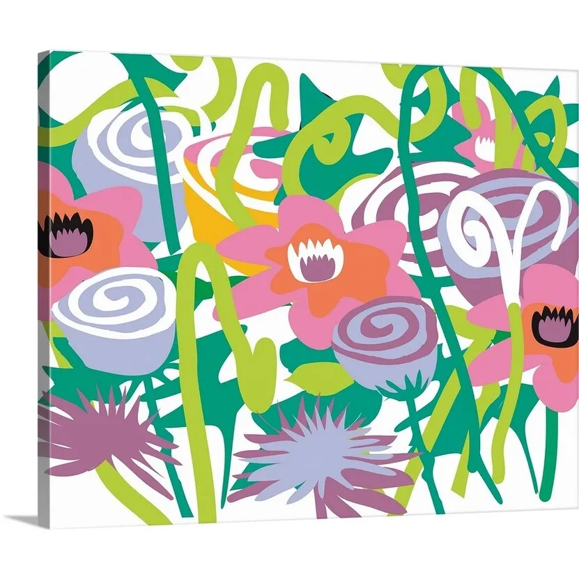 "Brilliant Garden" Canvas Wall Art