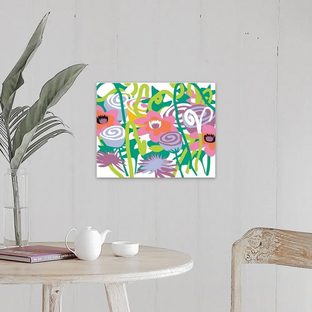 "Brilliant Garden" Canvas Wall Art