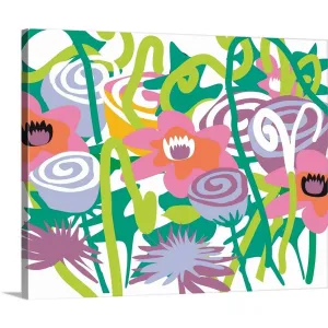 "Brilliant Garden" Canvas Wall Art