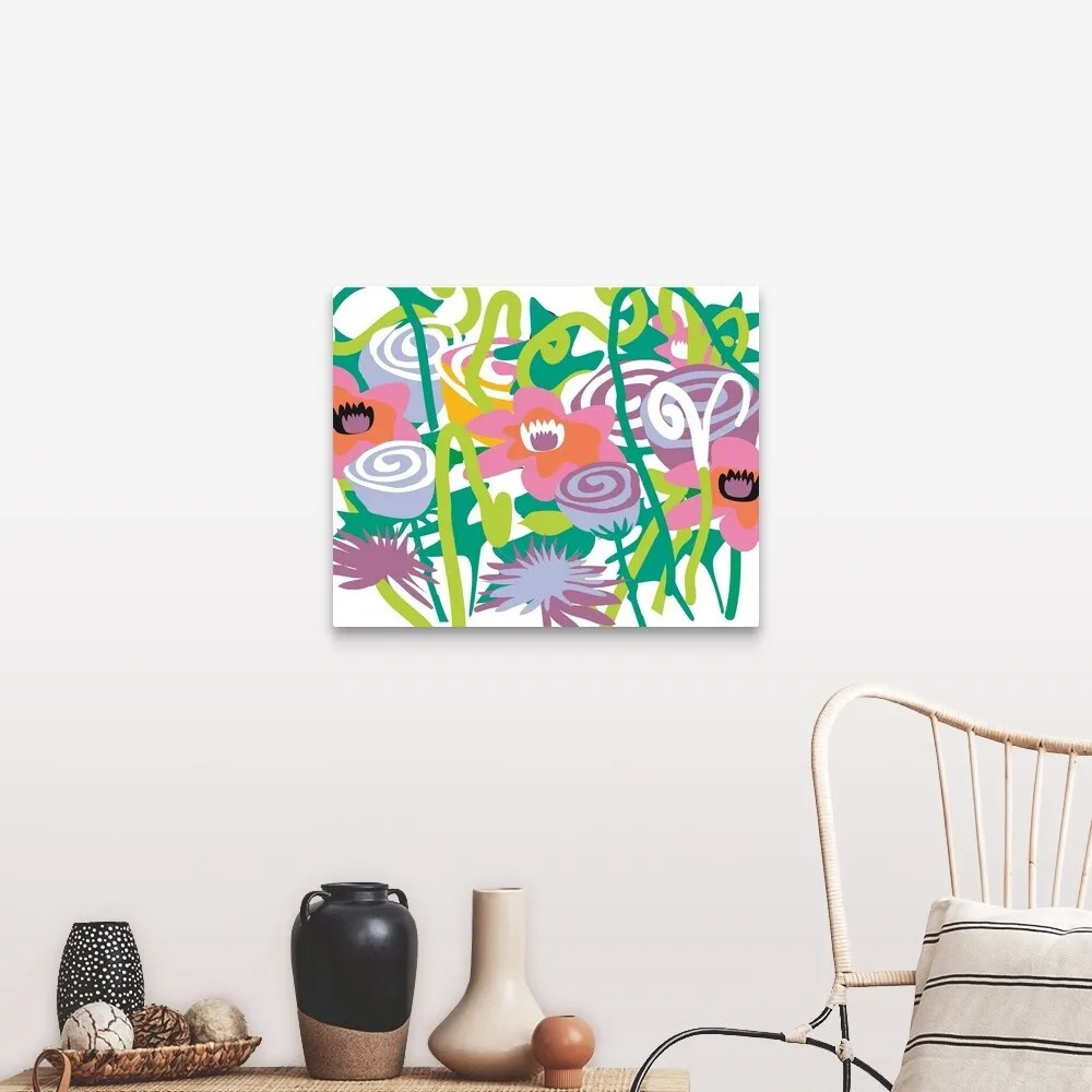 "Brilliant Garden" Canvas Wall Art