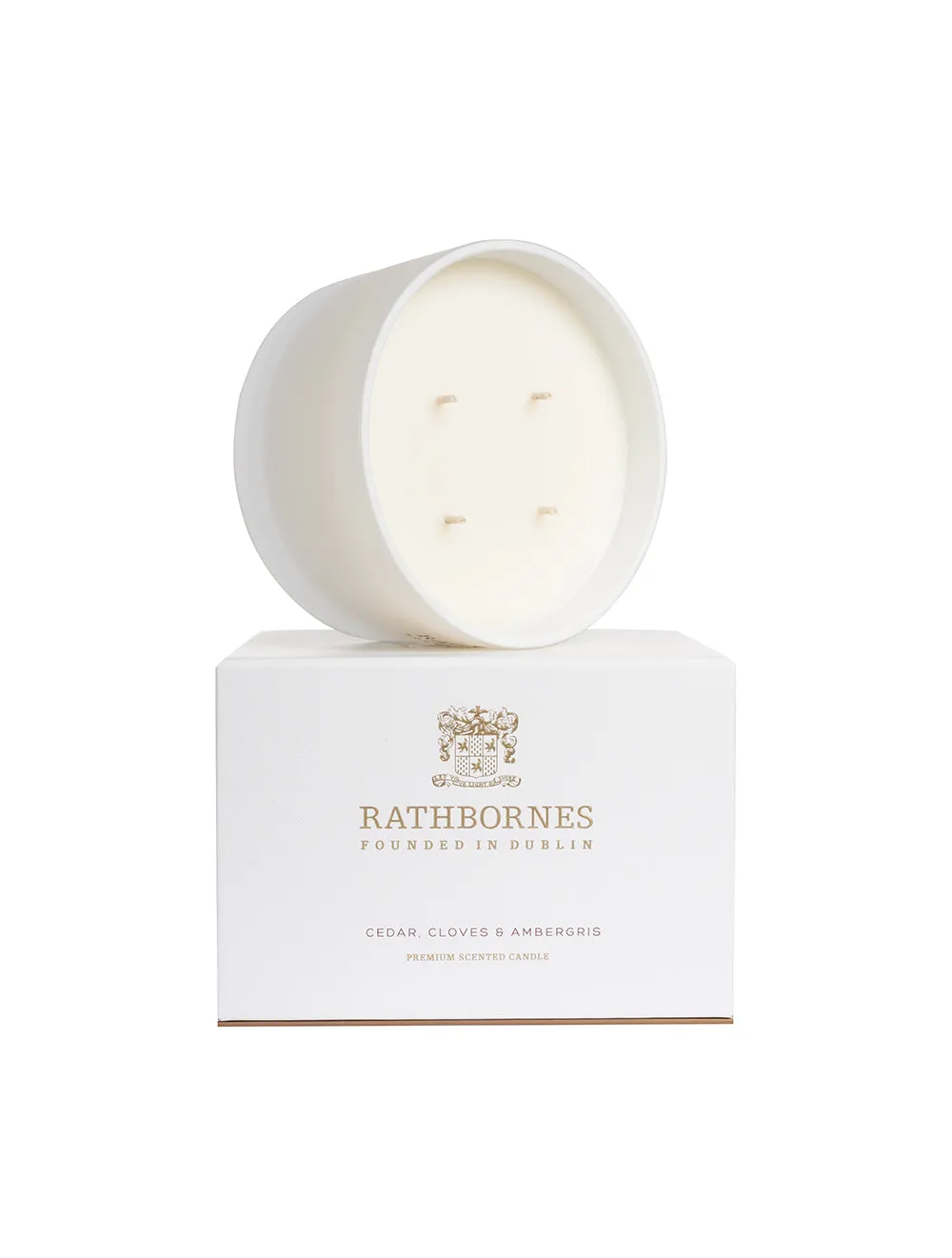 RATHBORNES Cedar, Cloves & Ambergris Luxury Candle