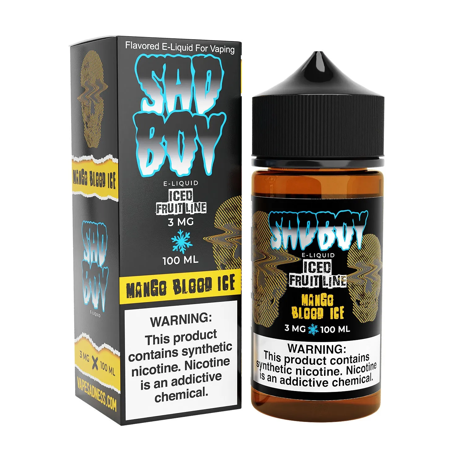 SADBOY E-Liquid - Mango Blood ICE 100ML -  Iced Fruit Line Series