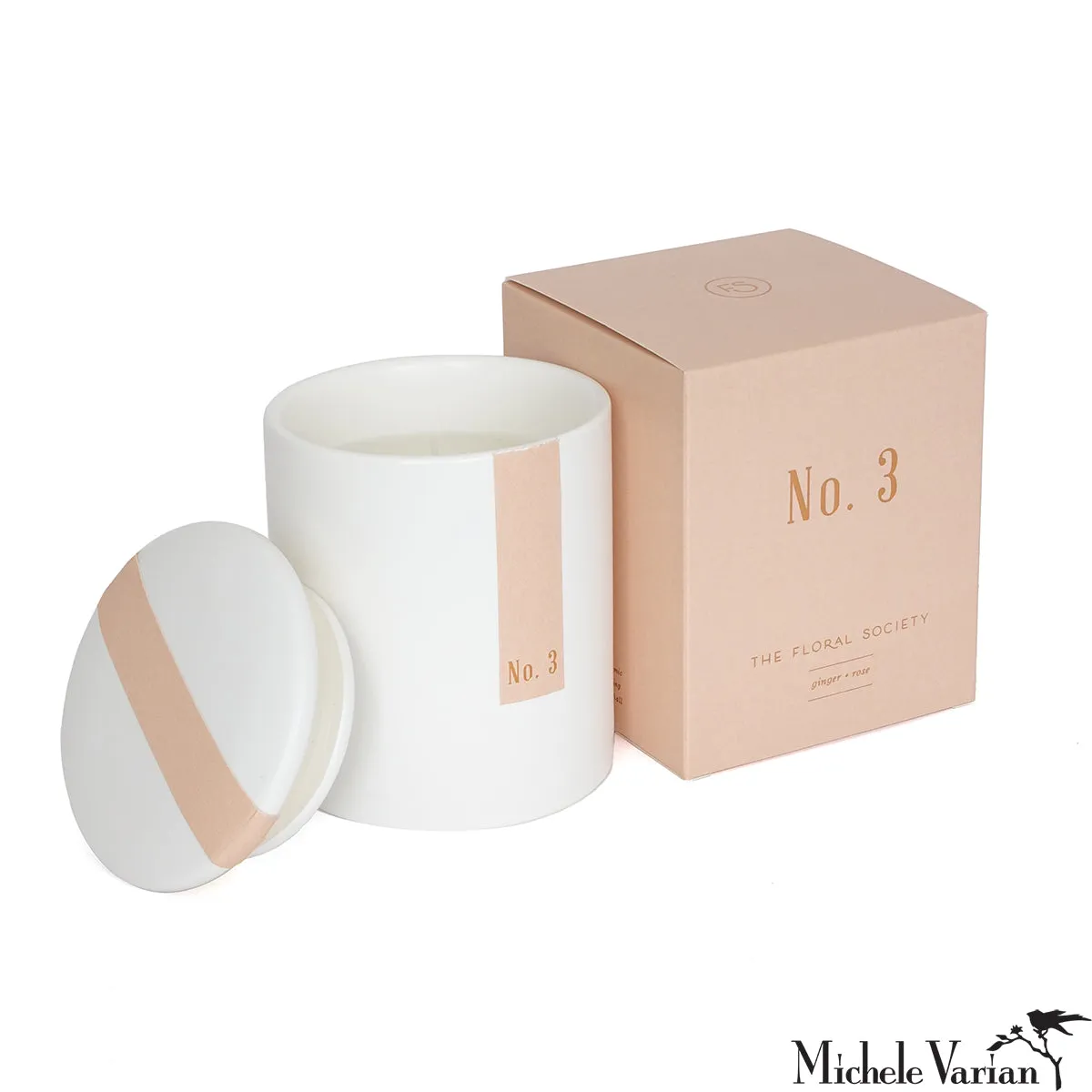 Scented Candle Ginger and Rose