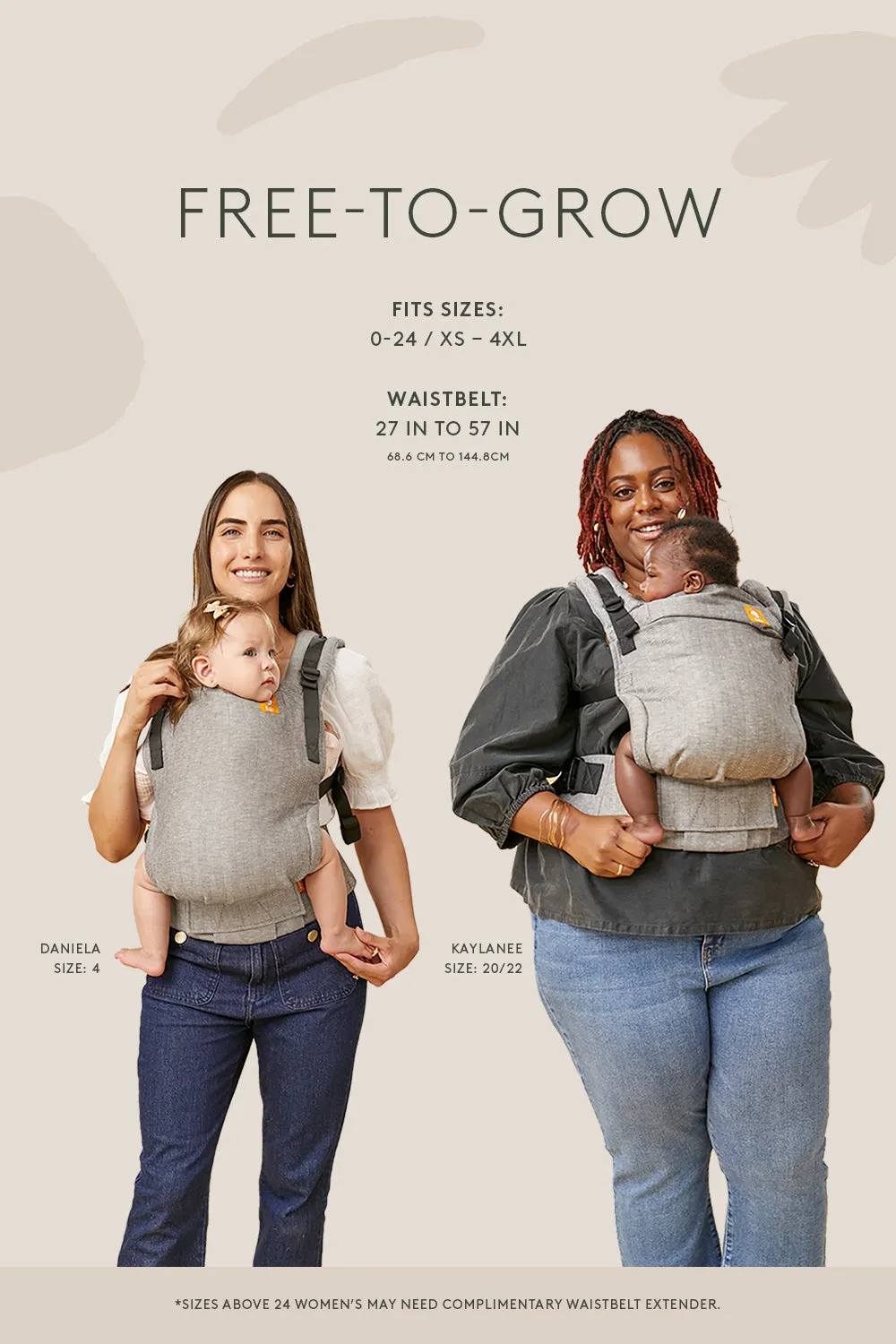 Spring Green - Seersucker Free-to-Grow Baby Carrier