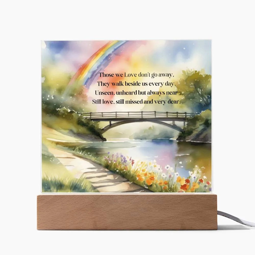 Square Acrylic Plaque - Those We Love
