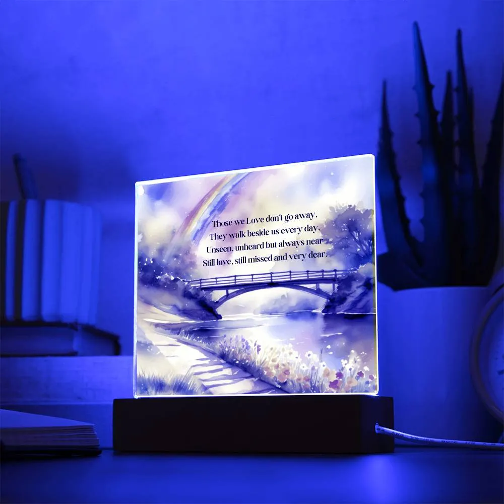 Square Acrylic Plaque - Those We Love