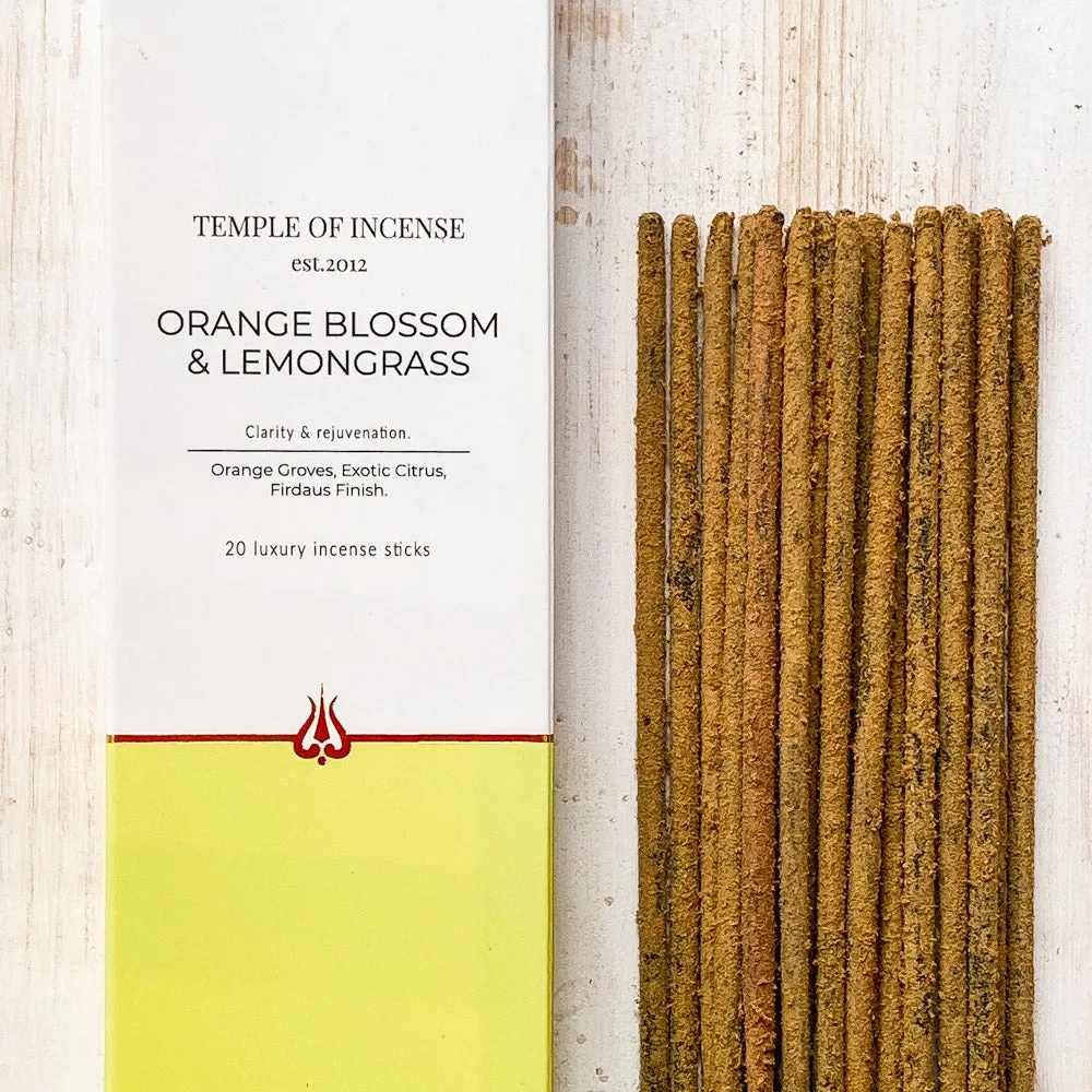 Temple of Incense Orange Blossom & Lemongrass 20 sticks