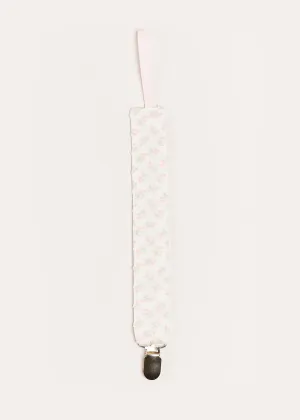 Tilly Floral Print Dummy Clip in Pink