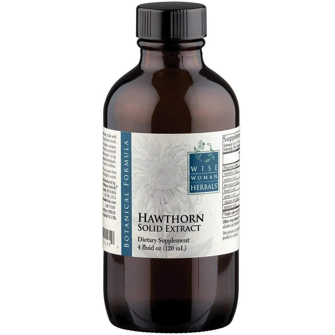 Wise Women Herbals Hawthorne Solid Extract 120mL Liquid